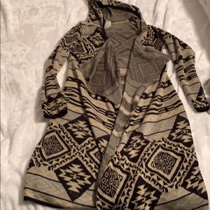 Drage front cardigan